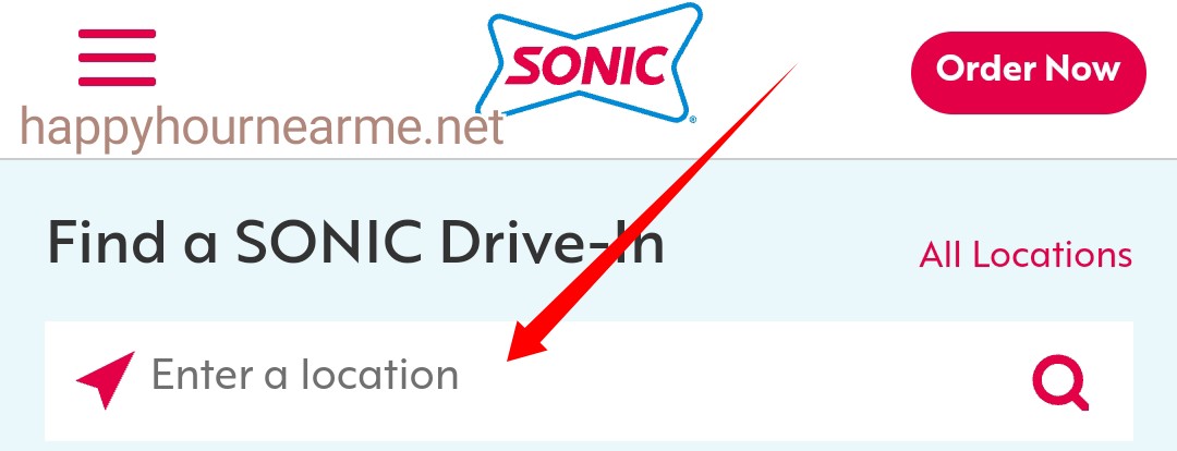 Sonic Happy Hour Time